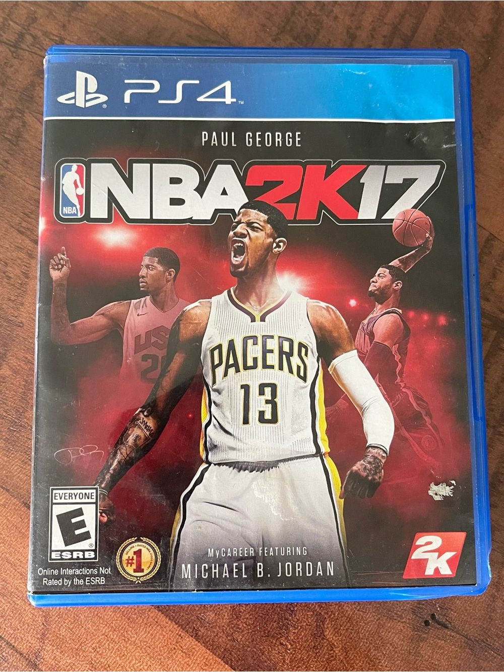 PS4- NBA 2K17 Paul George Cover